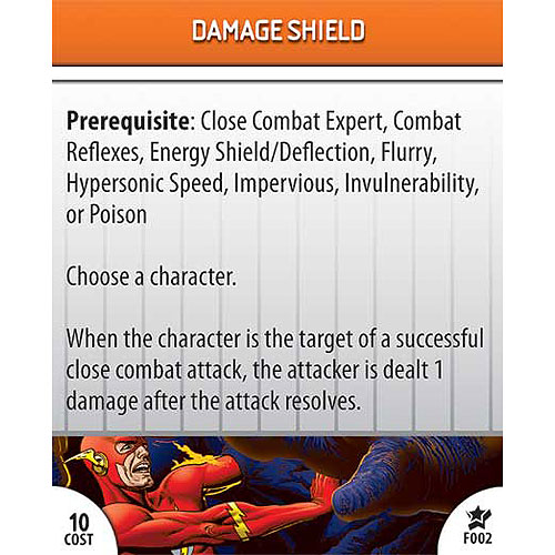 Heroclix DC Legacy F002 Damage Shield