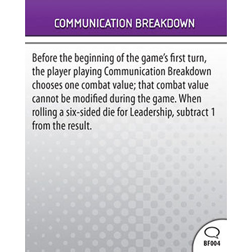 #BF004 - Communication Breakdown