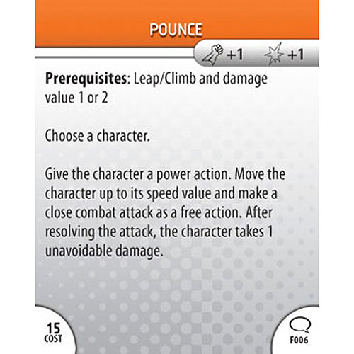 Heroclix DC Origin F006 Pounce