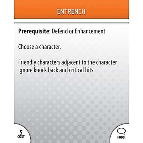 Heroclix DC Origin F009 Entrench