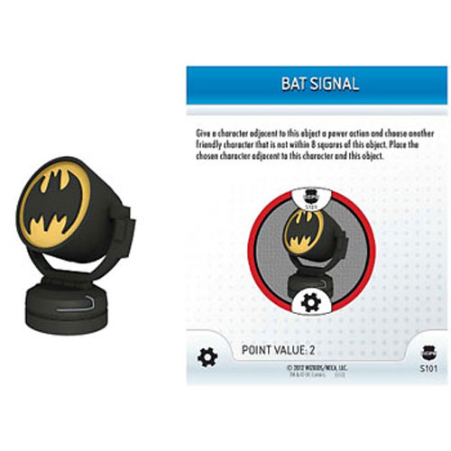 Heroclix DC Streets of Gotham S101 Bat Signal 3D Object LE