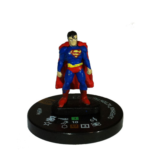 Heroclix DC Superman Legion of Super Heroes 099e Superman Action Figure Toy LE OP Kit