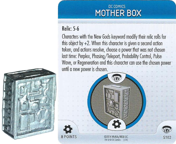 Heroclix DC Superman Legion of Super Heroes s102 Mother Box 3D Object LE OP Kit