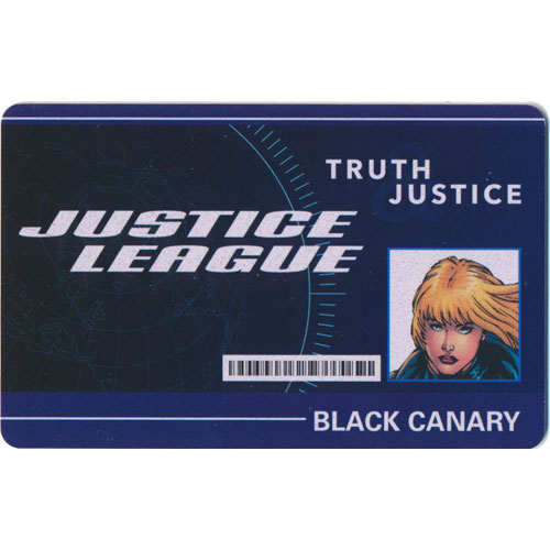 Heroclix DC Worlds Finest WFID-007 ID Card Black Canary