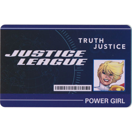 Heroclix DC Worlds Finest WFID-009 ID Card Power Girl