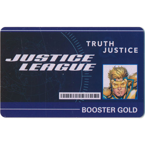Heroclix DC Worlds Finest WFID-014 ID Card Booster Gold