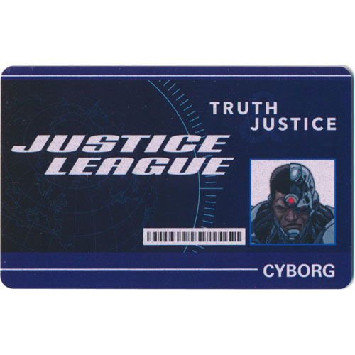 Heroclix DC Worlds Finest WFID-015 ID Card Cyborg