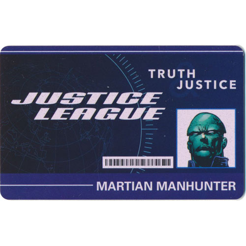 Heroclix DC Worlds Finest WFID-101 ID Card Martian Manhunter