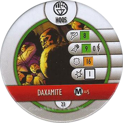 Heroclix DC War of Light OP H005 Daxamite (horde token)