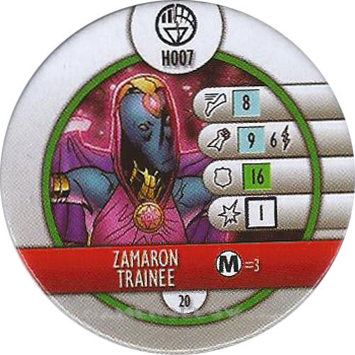 Heroclix DC War of Light OP H007 Zamaron Trainee (horde token)