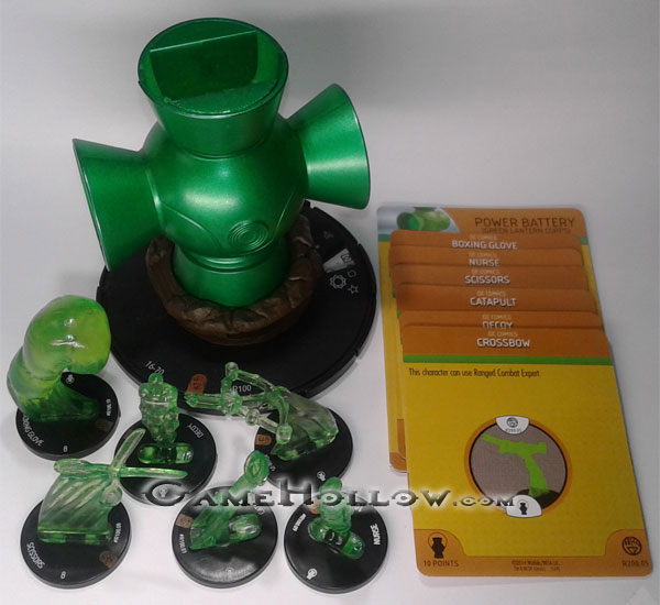Heroclix DC War of Light OP R100 R200.05-10 Green Lantern Power Battery +6 Constructs Set