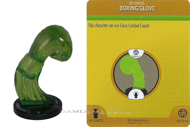 Heroclix DC War of Light OP R200.10 Construct Green Boxing Glove 3D Relic LE OP Kit