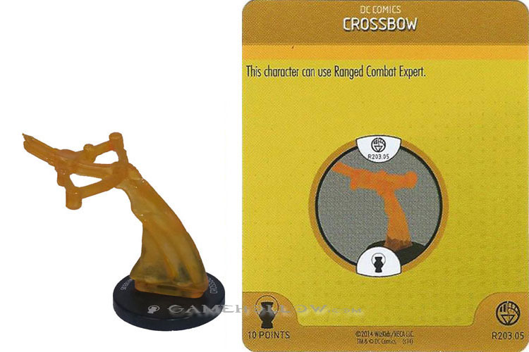 Heroclix DC War of Light OP R203.05 Construct Orange Crossbow 3D Relic SR