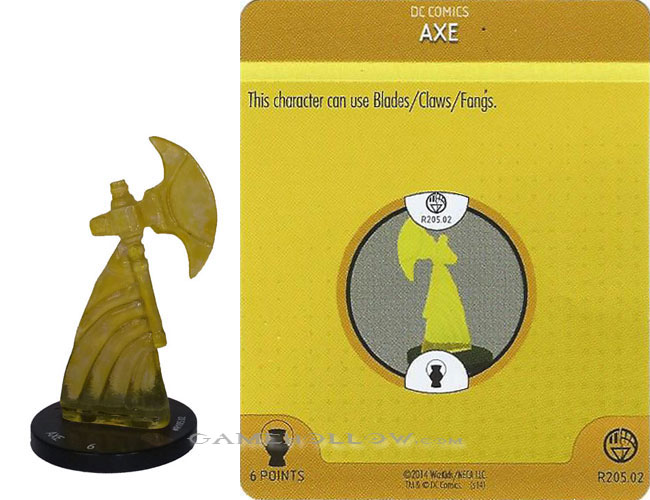 #R205.02 - Construct Yellow Axe 3D Relic SR