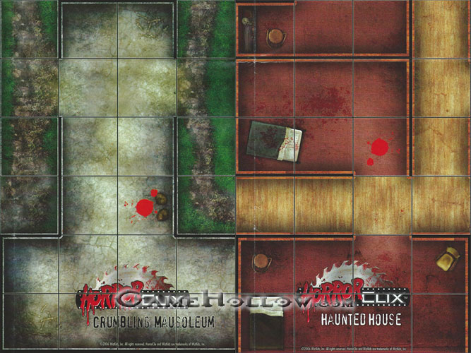 Heroclix Maps, Tokens, Objects, Online Codes Map Crumbling Mausoleum / Haunted House (Horrorclix)
