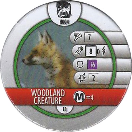 Heroclix Lord of the Rings Desolation of Smaug H004 Woodland Creature (horde token)