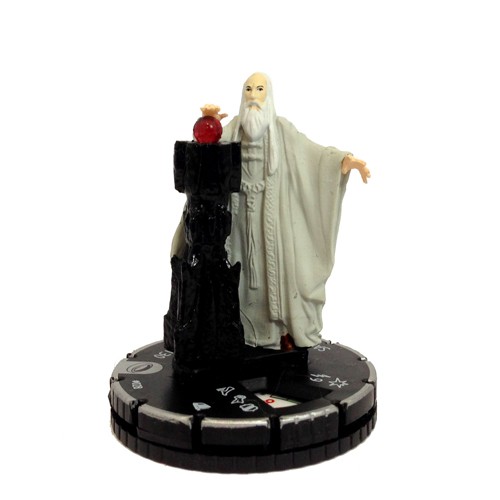 Heroclix Lord of the Rings Fellowship of the Ring 028 Saruman (White Wizard Palantir)