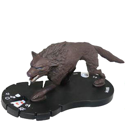 Heroclix Lord of the Rings Hobbit 206 Warg (Dire Wolf)