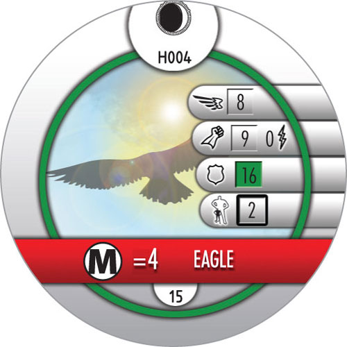 Heroclix Lord of the Rings Hobbit H004 Eagle (horde token)