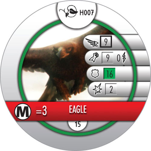Heroclix Lord of the Rings Lord of the Rings H007 Eagle LE OP Kit (horde token)
