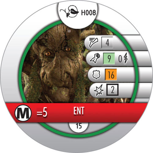 Heroclix Lord of the Rings Lord of the Rings H008 Ent LE OP Kit (horde token)