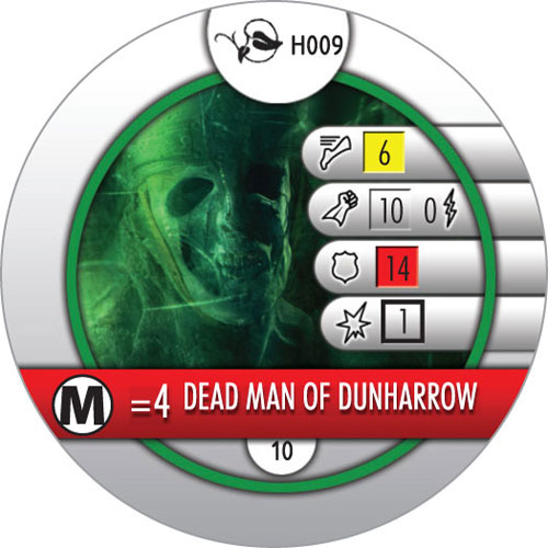 Heroclix Lord of the Rings Lord of the Rings H009 Dead Man of Dunharrow LE OP Kit (horde token)