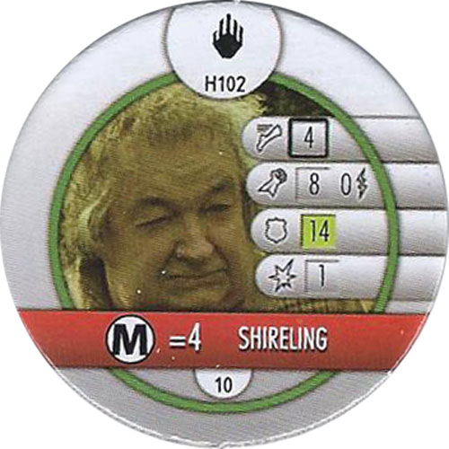 Heroclix Lord of the Rings Two Towers H102 Shireling (horde token)