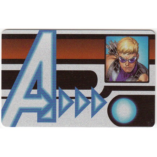 Heroclix Marvel Avengers Assemble  AVID-002 ID Card Hawkeye