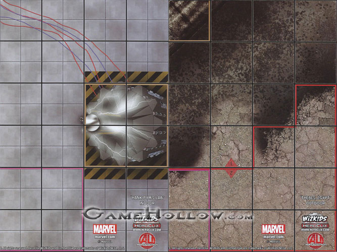 Heroclix Marvel Avengers Age of Ultron OP Map Hank Pym's Lab / Thebes Egypt (Age of Ultron)