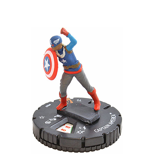 Heroclix Marvel Avengers Defenders War 069 Captain America SR Chase