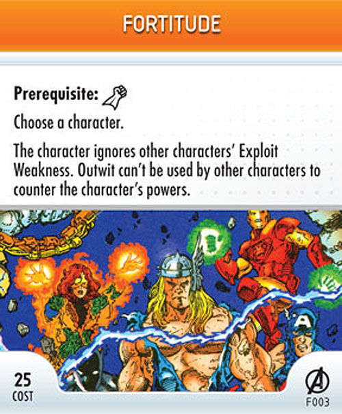 Heroclix Marvel Avengers F003 Fortitude