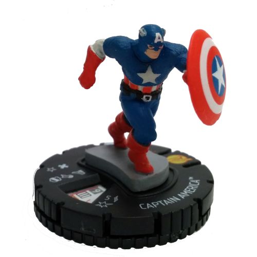 Heroclix Marvel Avengers vs X-Men 001 Captain America (Team Base SwitchClix)