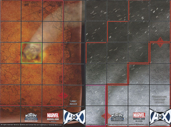 Heroclix Marvel Avengers vs X-Men Map Limbo / Verkhoyansk Mountains (Avengers vs X-Men)