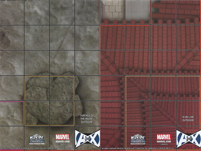 Map - Surface of the Moon / K'Un L'Un (Avengers vs X-Men)