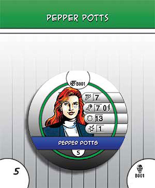 Heroclix Marvel Armor Wars B001 Pepper Potts