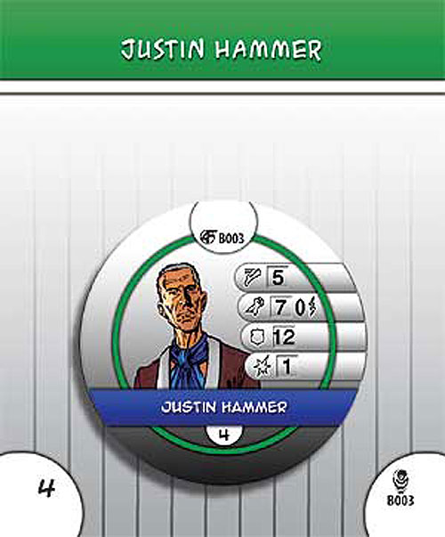 Heroclix Marvel Armor Wars B003 Justin Hammer