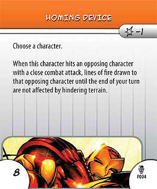 Heroclix Marvel Armor Wars F004 Homing Device