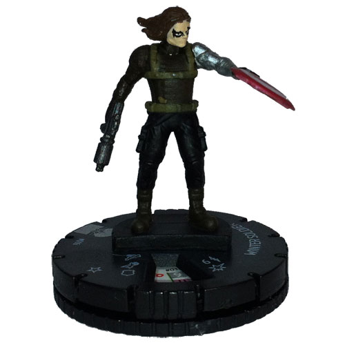 Heroclix Marvel Captain America Winter Soldier 016 Winter Soldier SR Chase Target