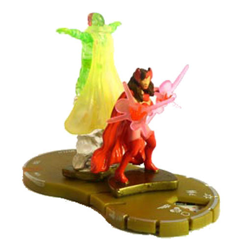 Heroclix Marvel Chaos War 055 Vision and Scarlet Witch SR Chase