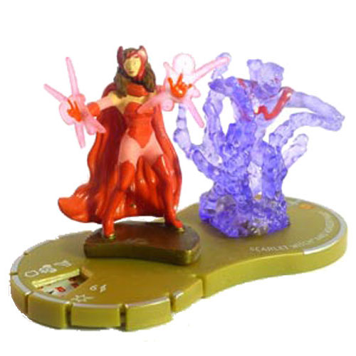 Heroclix Marvel Chaos War 056 Scarlet Witch and Wonder Man SR Chase