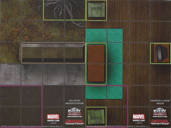 Map - Hellhouse / Deadpool's House (Deadpool)