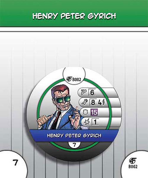 Heroclix Marvel Fantastic Forces B002 Henry Peter Gyrich