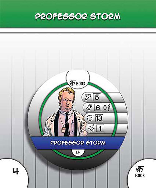 Heroclix Marvel Fantastic Forces B003 Professor Storm