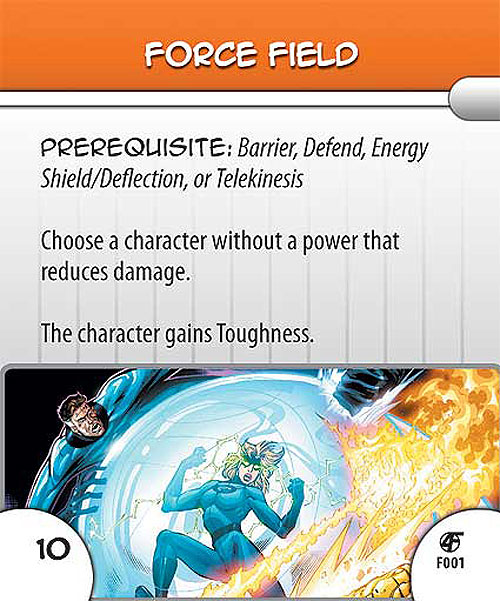 Heroclix Marvel Fantastic Forces F001 Force Field