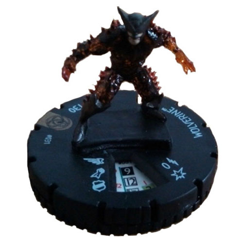 Heroclix Marvel Fear Itself OP 031 Wolverine SR (Mighty)