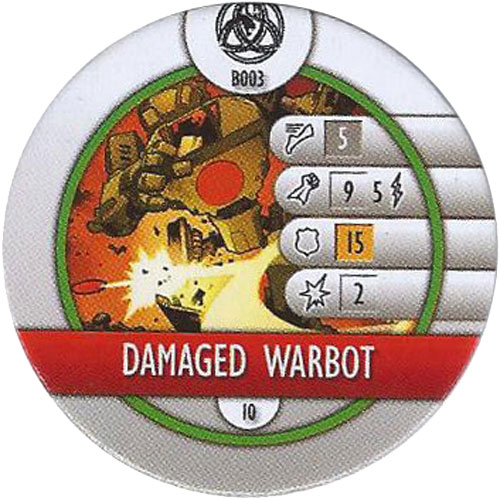 Heroclix Marvel Fear Itself OP B003 Damaged Warbot (bystander token)