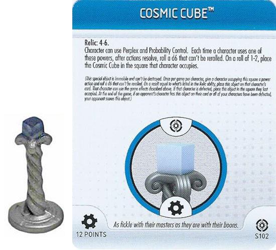 Heroclix Marvel Galactic Guardians S102 Cosmic Cube 3D Object LE OP Kit