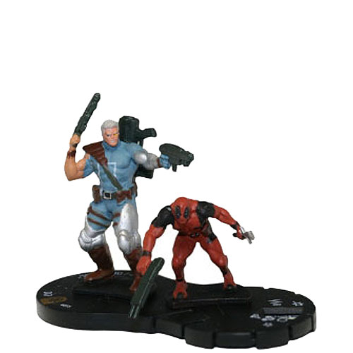 Heroclix Marvel Giant-Size X-Men 055 Cable and Deadpool SR Chase