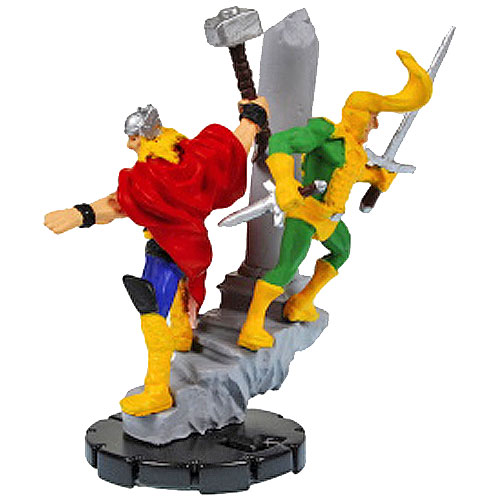 Heroclix Marvel Hammer of Thor 057 Thor and Loki SR