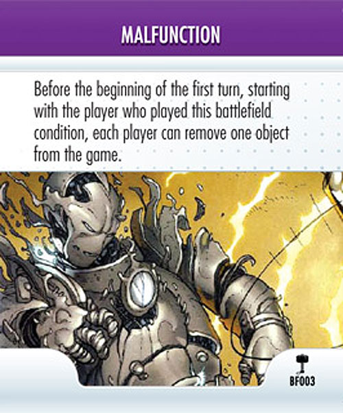 Heroclix Marvel Hammer of Thor BF003 Malfunction LE